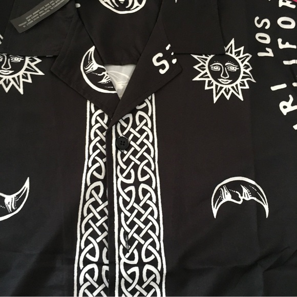 Amiri Bandana Print Black Short Sleeve Shirt - Picture 3 of 7